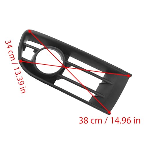 Juego de rejillas antiniebla para VW Polo 9N: reemplace las cubiertas del parachoques 5