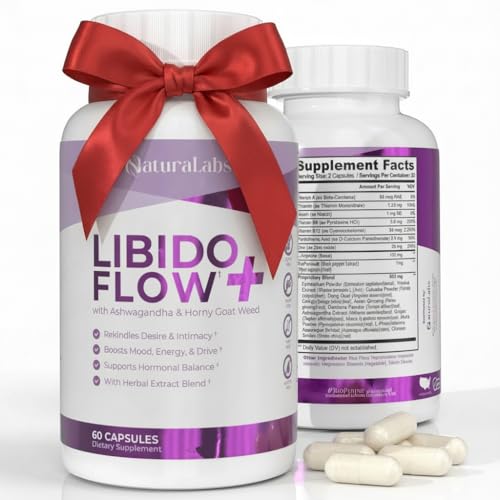 NATURALABS Female Libido Booster for Women - Maca Root Capsules for Women Over 40 with Fenugreek, Ashwagandha, Zinc, L-Arginine - Libido, Drive, Energy, Mood Enhancer for Her - Fast Acting, 60 ct