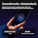 Motorola Moto g55 5G Smartphone (6,49"-FHD+-Display, 50-MP-Kamera, 8/256 GB, 5000 mAh, Android 14) Twilight Purple (Veganes Kunstleder), inkl. Schutzcover [Exklusiv bei Amazon] – Bild 5