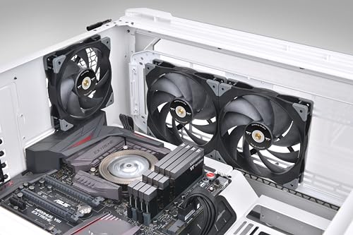Image of Thermaltake SWAFAN GT14 PC Cooling Fan, 3 Types of Detachable Fan Blades, 6.4 Inches, High Pressure /High Air Flow /Reversed, Desktop Compatible