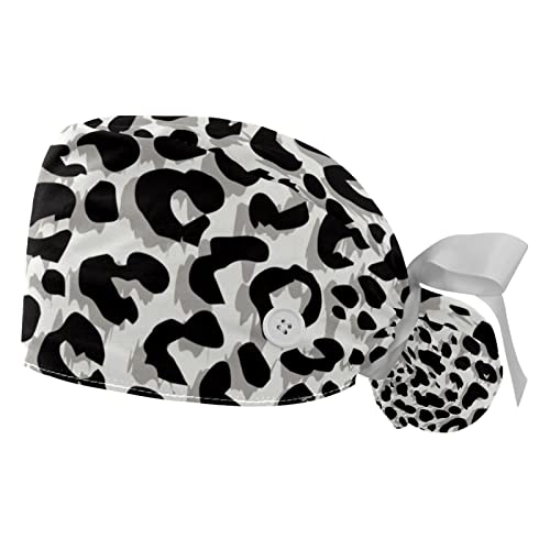 Chapeau de travail respirant léopard confortable JDEZ