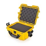 Con candado. Nanuk 905 Funda rígida Impermeable con Inserto de Espuma - Amarillo