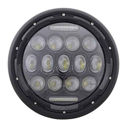 Phare universel moto LED 7.5" rond pour remplacer un éclairage faible