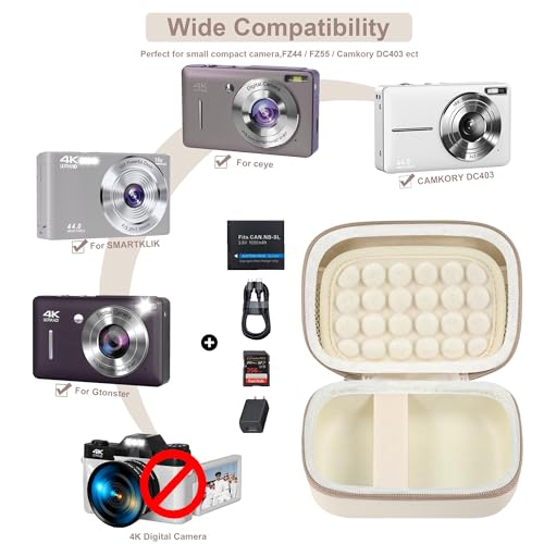 Funda digital para cámara compatible con varios modelos miniatura 3