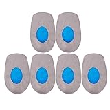 Generic Sollevatore per Scarpe con Tallone Smorzamento in Morbido Silicone per Uomo Donna Bambino Inserto in 3 Paia Soletta con Tallone Sollevatore per Scarpe Cuscinetto per la Cura del Piede
