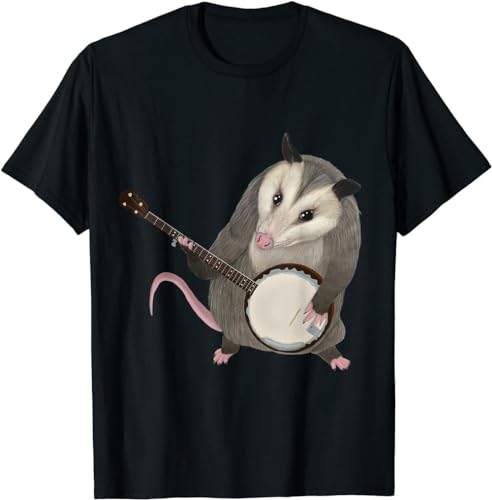 T-shirt Opossum Banjo pour remplacer vos hauts basiques par un look fun unique