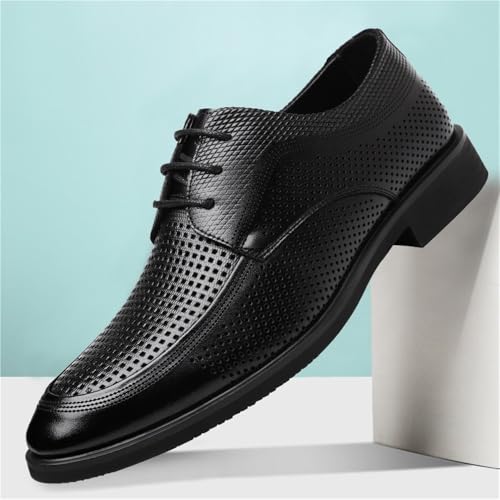 Premium Leather Oxford Lace Up Shoes for Men Comfortable Office Footwear3