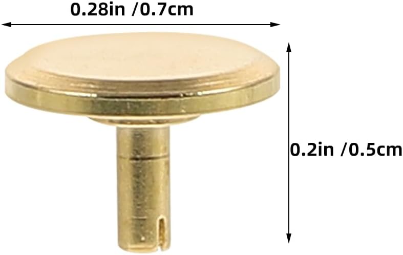 Copper Second Hand Caps for Quartz Wall Clocks 6 Pcs Reusable Clock Replacement Parts for Home Restaurant Picnic Clock Repair Accessories