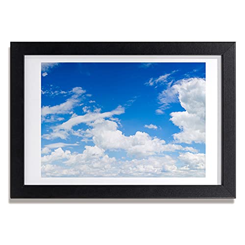 Cadre MDF 30x20 cm Tulup avec affiche paysage moderne de nuages dans le ciel
