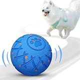 XINGZUAN Smart Interactive Dog Toy, Automatic Moving, Bouncing and Stimulation, E-TPU Silent Foam Material, IP54 Waterproof Rating, Active Rolling,Bouncing Ball for Medium and Large Dogs,Dog Birthday