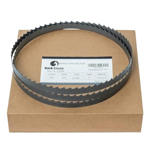 Dark Stone Carbide-Tipped Band Saw Blade