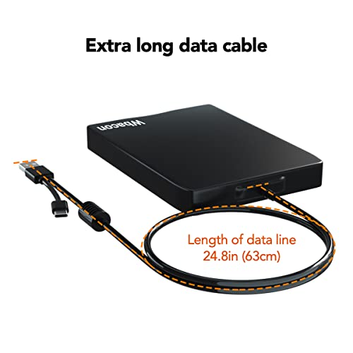 Wbacon Dual Interface3.5 Usb External Floppy Disk Drive Portable 1.44 Mb Fdd For Pc Windows Xp 7 8 10 11.Usb3.0&Type C #TOP5