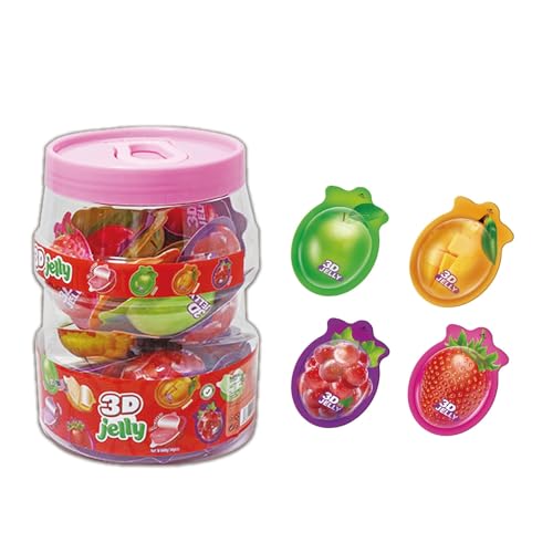 TikTok 30pcs Candy viral sweets and treats trend Tik Tok Challenge - Fruit Pops Jelly 1200 GRAMS for Children and Adults Lollies with Crazy Candy Fruit Flavors