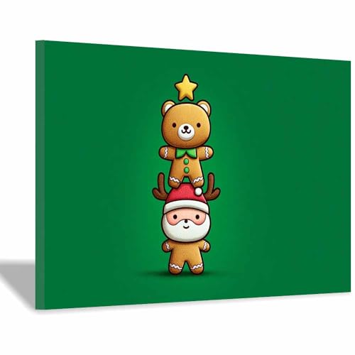 Décoration Murale de Noël sur Toile pour Grand Salon et Nouvel An