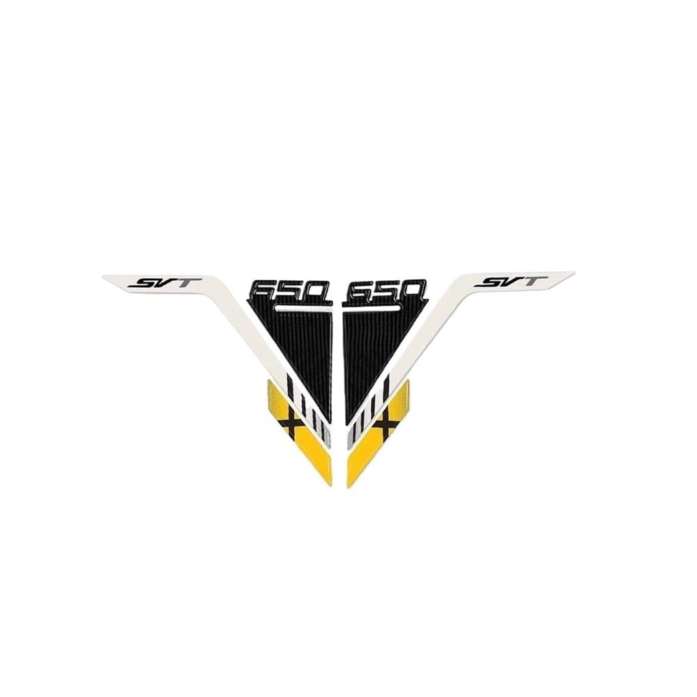 Autocollant réservoir moto pour éviter les rayures de genoux SVT 650X