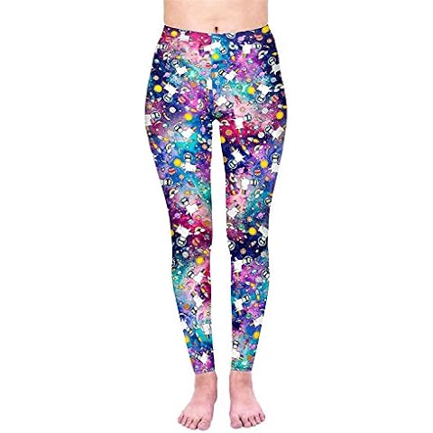 Fioeyr Activewear Trendy Cute Llama Alpaca Printed Yoga Leggings Stretchy Trousers Gym Fitness Running Pilates Tights Stretchable Cover