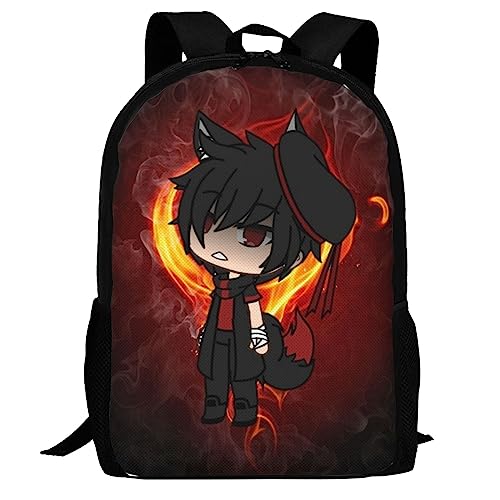 Backpacks Gacha Game Life Anime Laptop Backpack Unisex Multipurpose Double Shoulder Bag for Camping Travle Work Hiking Gifts