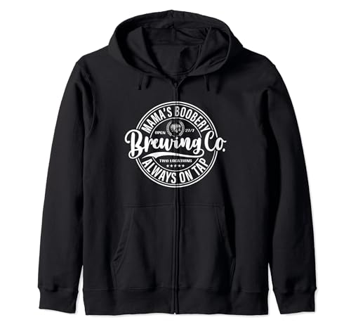 Mama Boobery Brewing Brewery New Mom Life Brewing Co Sudadera con Capucha