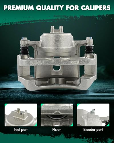 Image of SCITOO 19B2670 19B2671 Front Left & Right Disc Brake Calipers Assembly