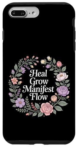 Heal Grow Manifest Flow �X�s���`���A���ȃE�F���l�X�̍l���� �X�}�z�P�[�X iPhone 7 Plus/8 Plus �p