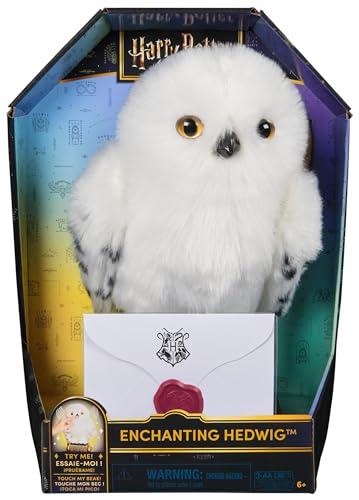 Harry Potter - Interaktive Plüsch-Eule Hedwig mit über 15 Geräuschen und...
