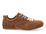 Etika Zapatillas Deportivas Casual para Mujer, Diseño Urbano Minimalista con Suela Plana y Acabado Versátil, Modelo Derby 50037 Taupe - 36
