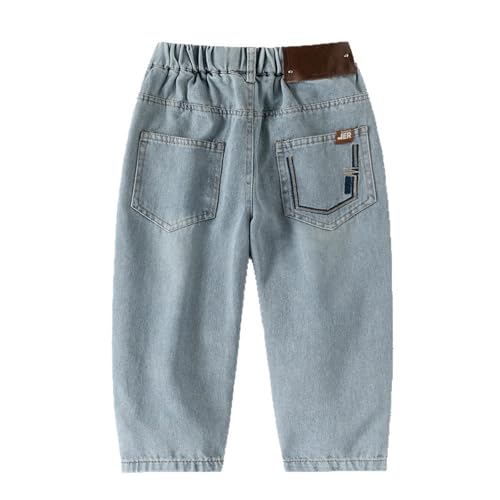 Stylish Boys Pants Durable Denim Trousers for Casual Outdoor Everyday Use Comfortable Fit Ideal for Ages 3-12 - Main Image