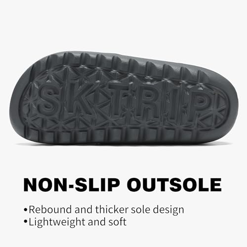 SK·TRIP Cloud Slides for Men and Women Shower Shoes for Men Mens Slippers Platform Sandals Womens Slide Sandals Ultra Cushion and Thick Sole Comfortable Slippers for Men and Women4