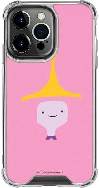 Skinit Clear Phone Case Compatible with iPhone 15 Pro - Officially Licensed Adult Swim Adventure Time Princess Bubblegum Design
