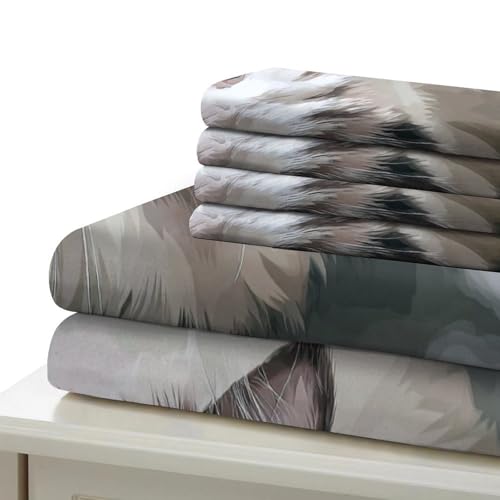 Linge de lit chat 3D pour transformer la chambre d'un ado double