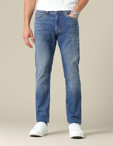 Image of U.S. Polo ASSN. Denim Co. Brandon Fit Jeans for Men, Full Length Mens Denim for Office & Regular Wear