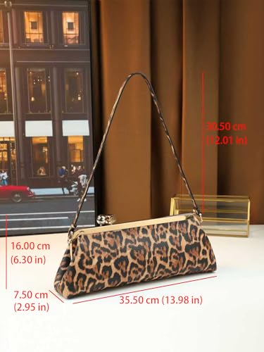 Image of Rejolly Women Vintage Kiss Lock Top Handle Handbag Evening Purse Crossbody Shoulder Bag with Chain Strap