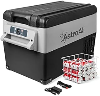 AstroAI Portable Refrigerator Freezer 12 Volt Refrigerator 37 Quart(35 Liter) for Car, RV, Van, Vehicle, Boat, Portable Freezer (-4℉~68℉) for Camping, Travel, Fishing Outdoor — 12/24V DC 100/240V AC