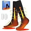B7 Heated Socks with 2200 mAh Rechargeable Electric Heated Socks, Battery Operated Comfortable Heating Socks, Camping Warming Electric