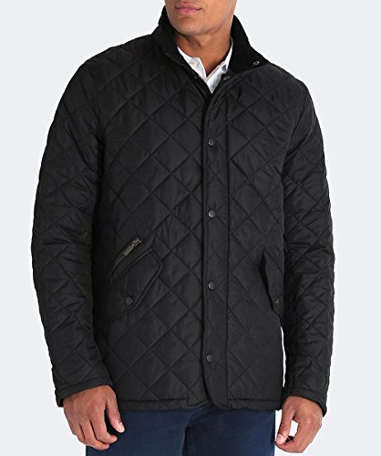 Barbour Men's Chelsea Sportsquilt Jacket Black L