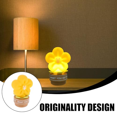 Lámpara de noche de silicona recargable para dormitorio miniatura 7