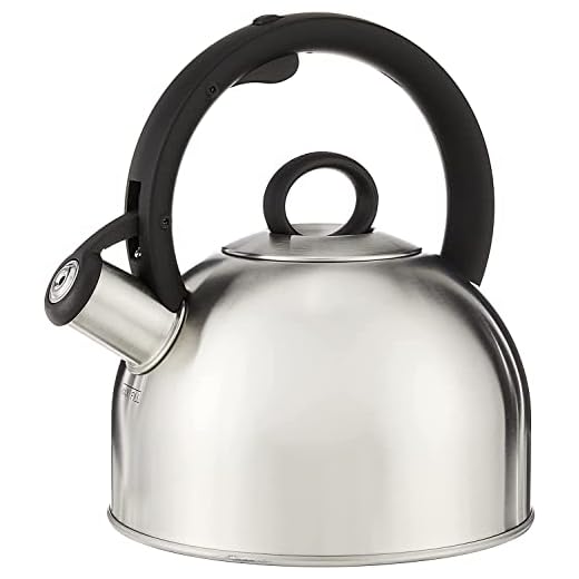 Cuisinart CTK-SS17N Aura 2-Quart Teakettle, Make 2-Quarts of Boiling Water in this Classic Tea Kettle, Stainless Steel