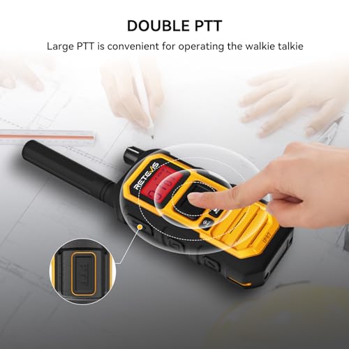 Image of Retevis RB48 Plus Waterproof Walkie Talkies with Earpiece for Manufacturing