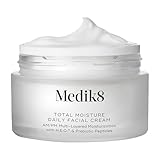 Medik8 Total Moisture Daily Facial Cream - Hydrating Peptide Face Moisturizer with Hyaluronic Acid - Face Cream Supports Skin Barrier - 1.6 oz
