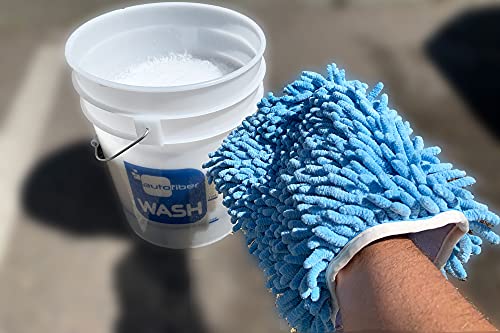 [Zero Cuff] Microfiber Wash Mitt (7 In. X 9 In.) 1Pack #TOP2