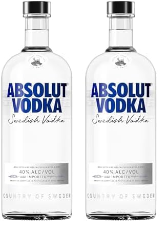 Absolut Vodka - 1 L (Paquete de 2)