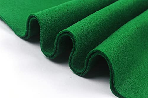 YYCRAFT 2 Yards Thick Soft Felt by The Yard Fabric 38 Inch Wide DIY Arts & Crafts Sewing-Emerald Green