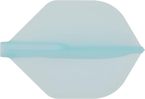 Cosmo Darts Fit Flights - Paquete de 6 vuelos de cohete (azul claro)