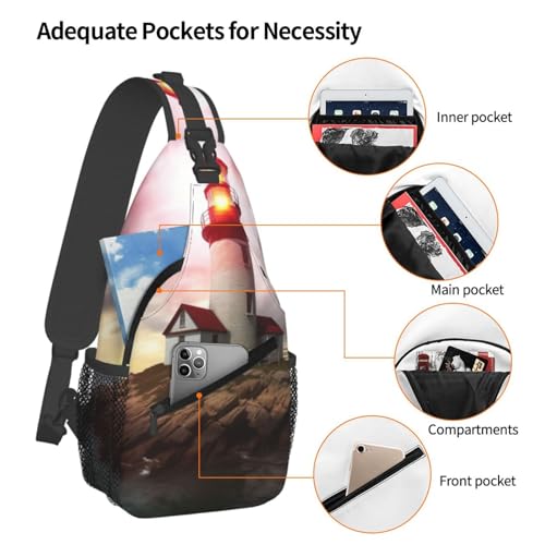 Mochila bandolera cruzada para hombre y mujer miniatura 4