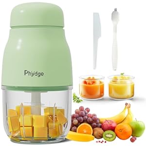 Baby Food Maker – Green Blender and Puree Maker, 10oz Food Processor for Fruit, Vegetable, Meat – 10-Second Quick Soft Food Prep
