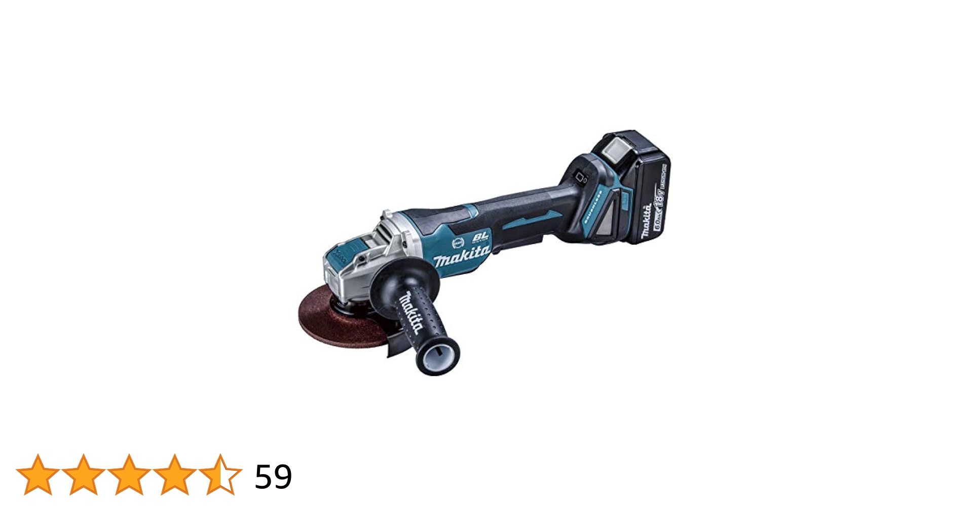 Makita - マキタ(Makita) GA504DRGN 充電式ディスクグラインダー125 51rvl7jYkvL._AC_SY200_QL15_.jpg