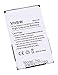 vhbw Battery compatible with HTC Tattoo, Touch Diamond II, Smart, Tatoo, Touch Diamond 2, Hero Mobile Phone Smartphone (1100 mAh, 3.7 V, Li-Ion)