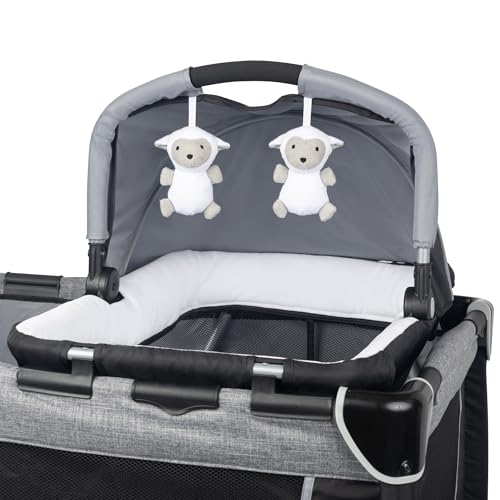 Baby Trend Retreat Nursery Center Playard, Bassinet & Storage, Quarry - image 6