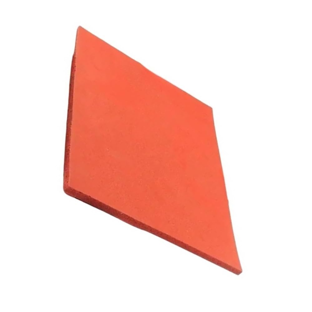 Silikonowa mata do pras termicznych Samoprzylepny arkusz pianki silikonowej, czerwony, o grubości 1-5 mm, do uszczelniania rur(500x500x5mm)