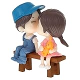 Mini statue de couple - adaptée à divers styles de décoration intérieure, peut être placée dans le salon, la chambre, la salle à manger, le bureau, le bureau, le club, etc., statue de couple créative